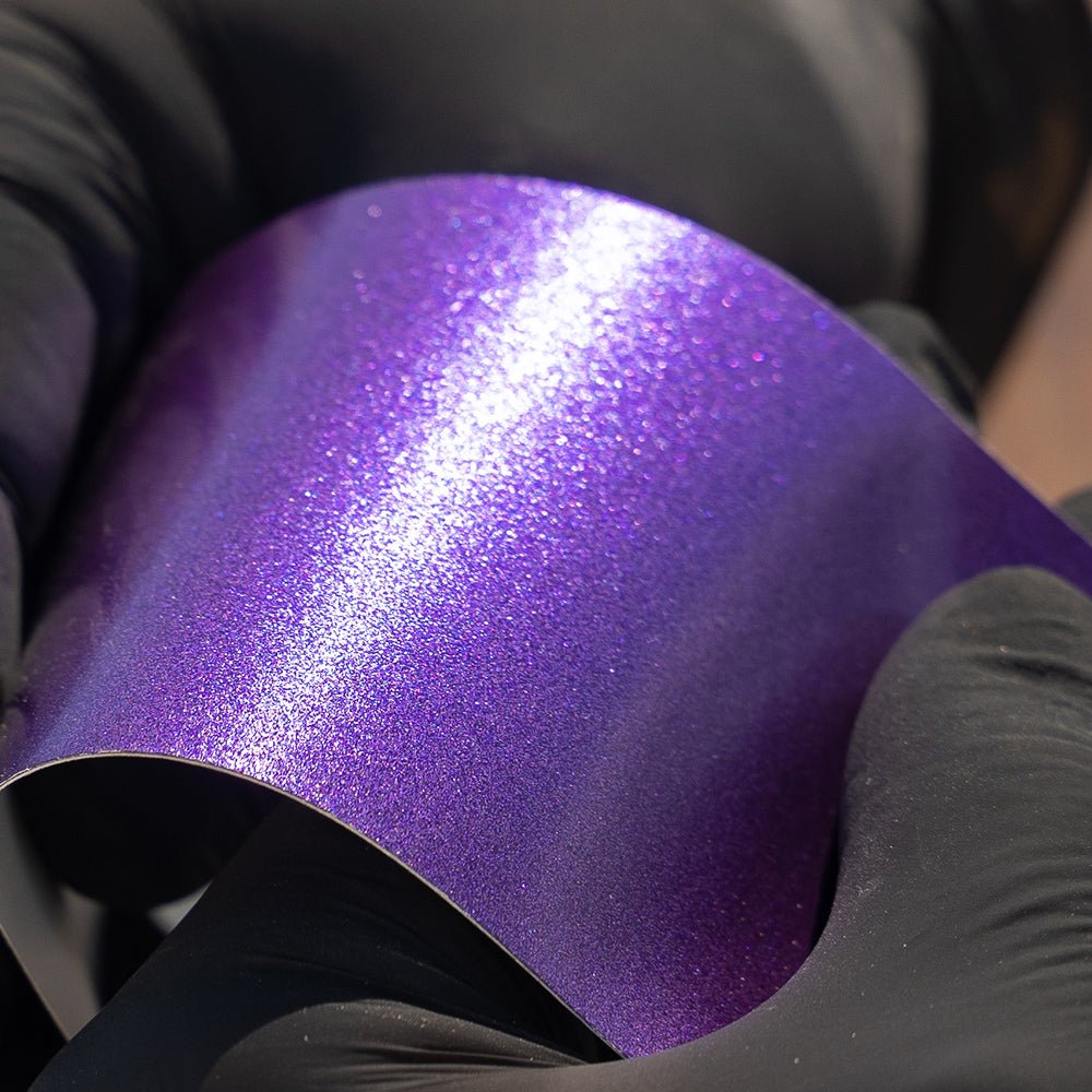 Satin Diamond Violet Purple - Aura Vinyl