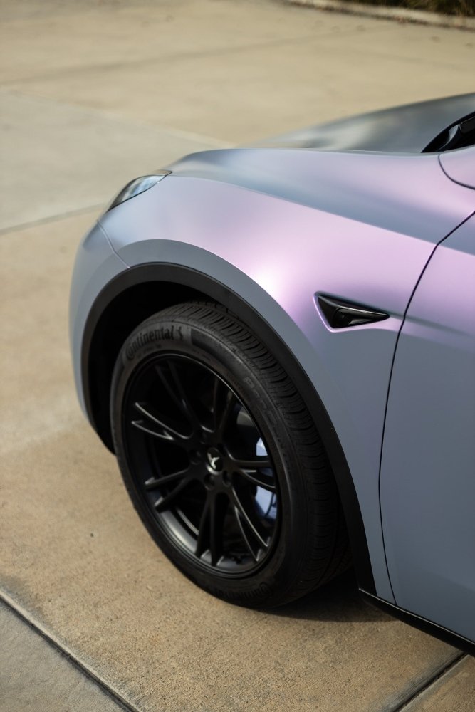 Satin Grey Purple Shift - Aura Vinyl