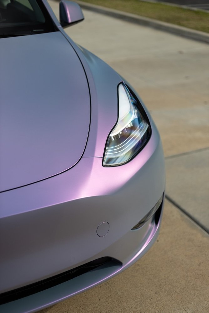 Satin Grey Purple Shift - Aura Vinyl