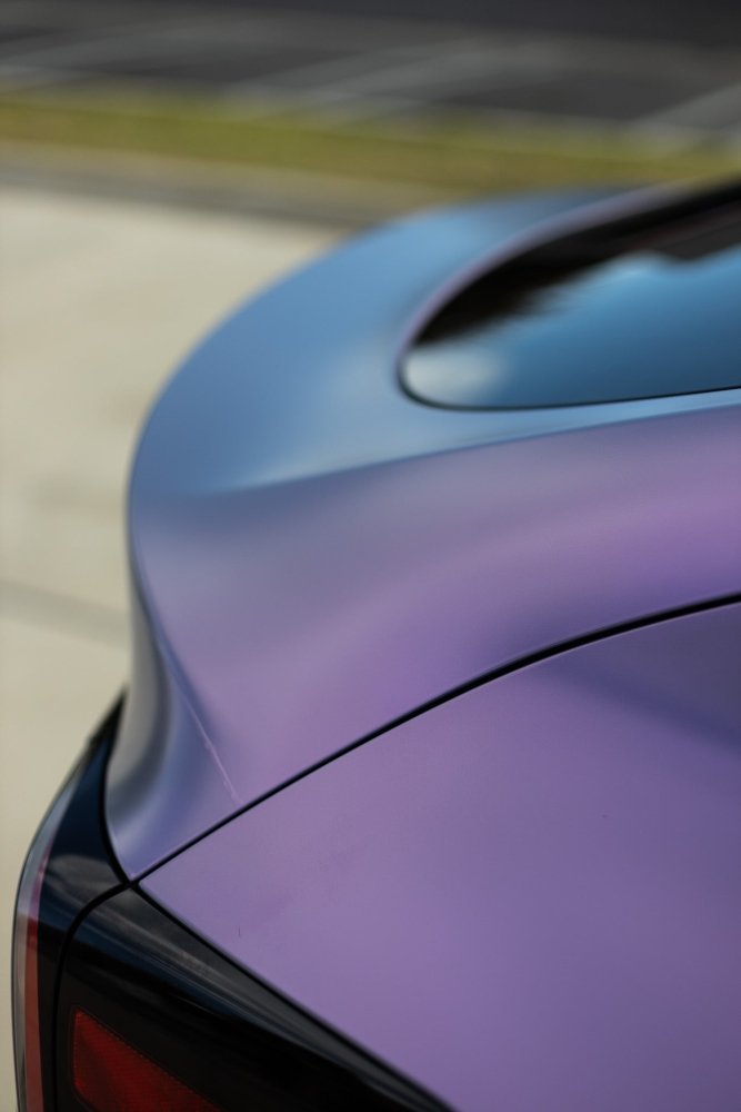 Satin Grey Purple Shift - Aura Vinyl