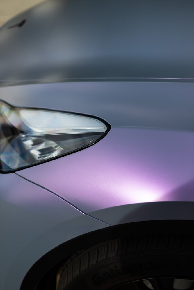 Satin Grey Purple Shift - Aura Vinyl