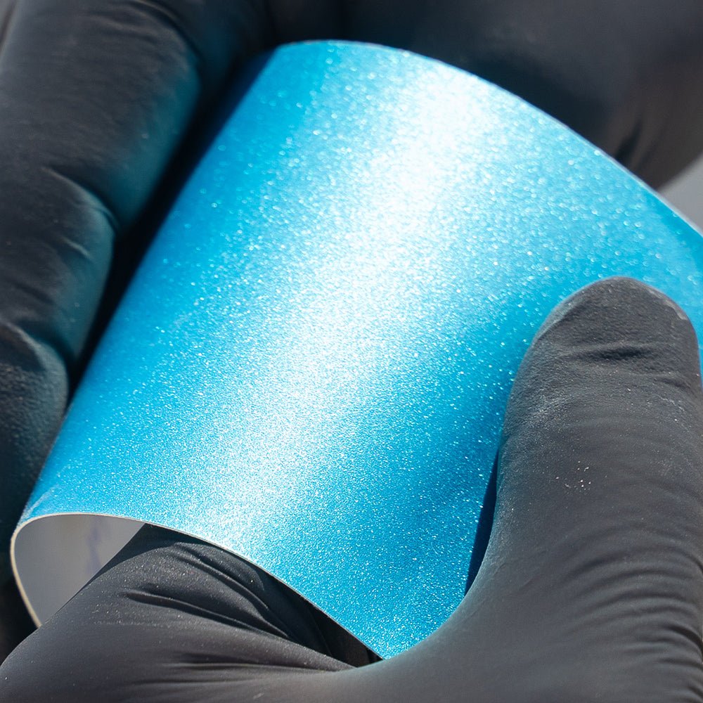 Satin Metallic Lake Blue - Aura Vinyl