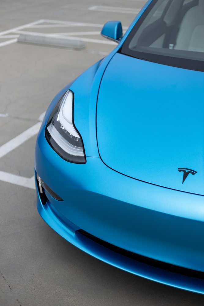 Satin Metallic Ocean Blue - Aura Vinyl