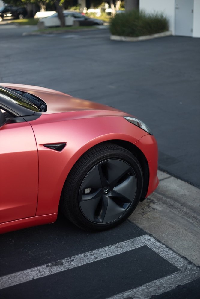 Satin Metallic Red - Aura Vinyl