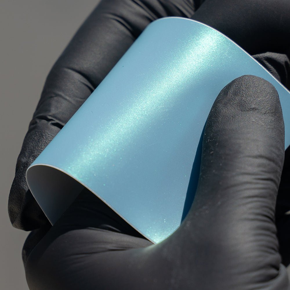 Satin Sea Blue Green Shift - Aura Vinyl