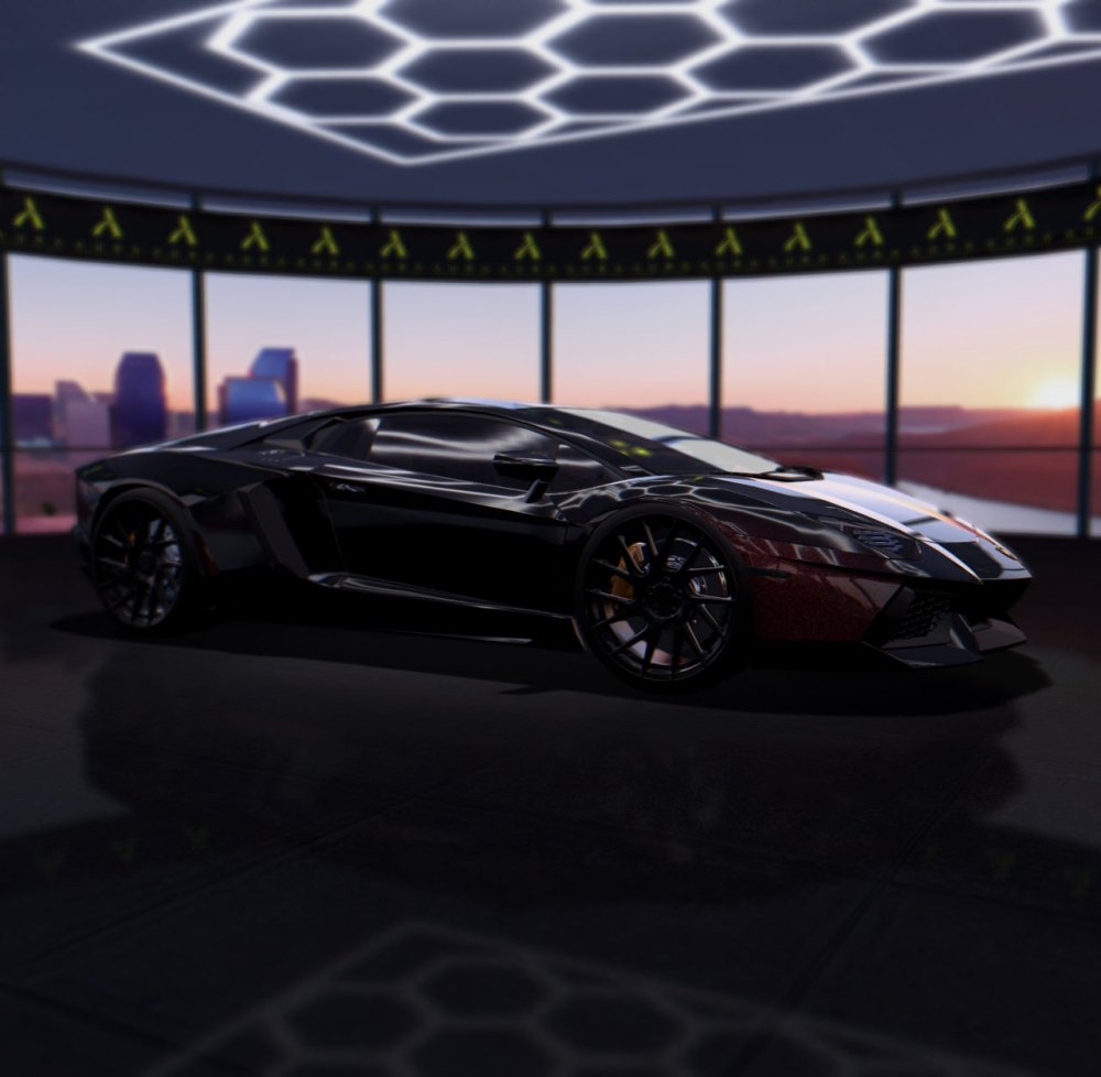 Ultra Gloss Diamond Black Red Shift - Aura Vinyl