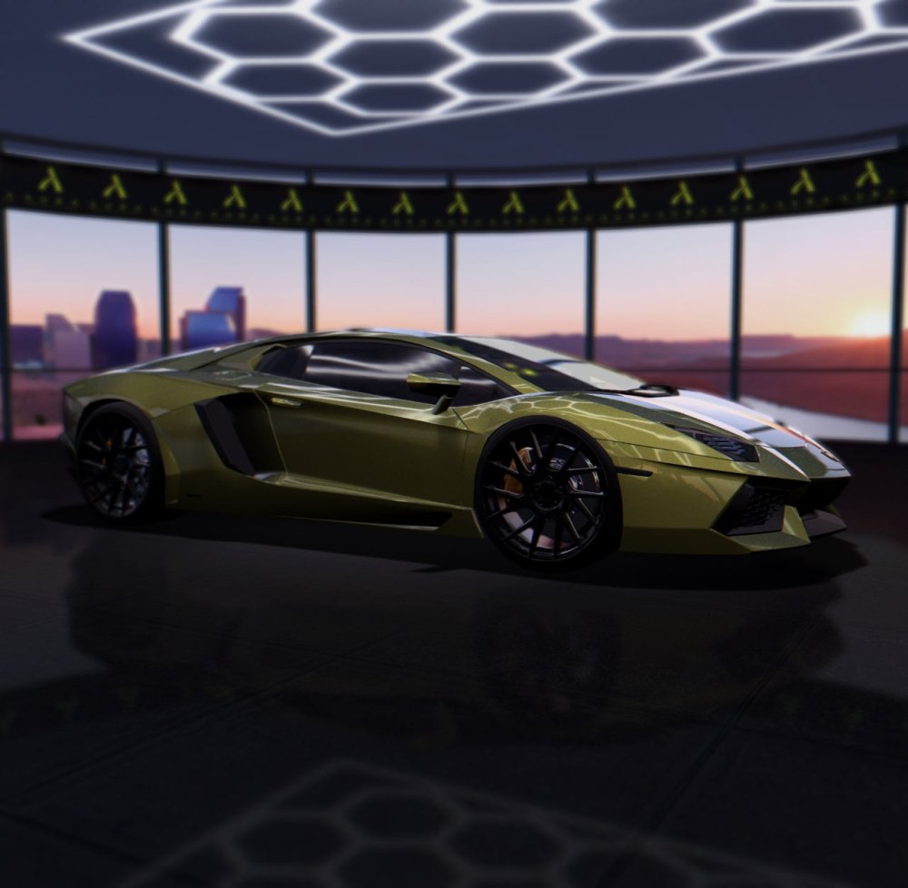 Ultra Gloss Nebula Golden Hour Shift - Aura Vinyl