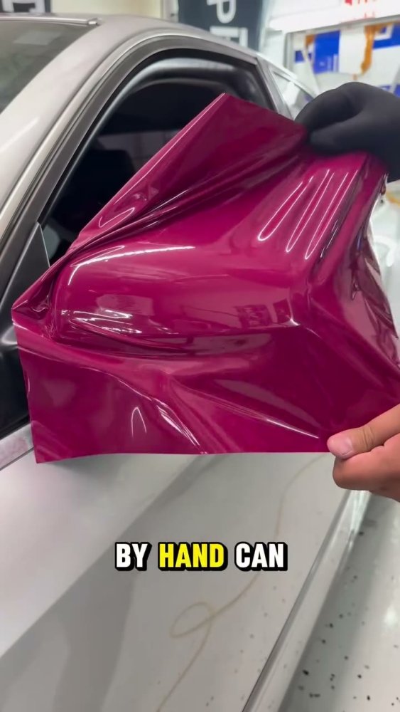 Audi A4 mirror wrap with a mirror tool - Aura Vinyl