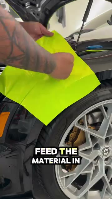 Audi TT RS fender flare vinyl wrap tutorial - Aura Vinyl