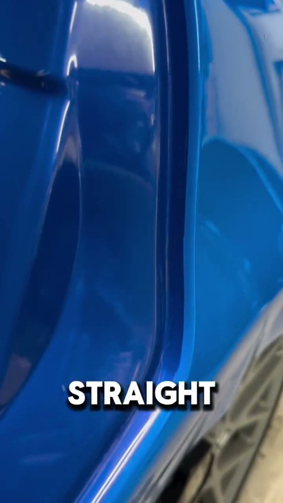 Blue vinyl wrap cutting technique on an Audi - Aura Vinyl