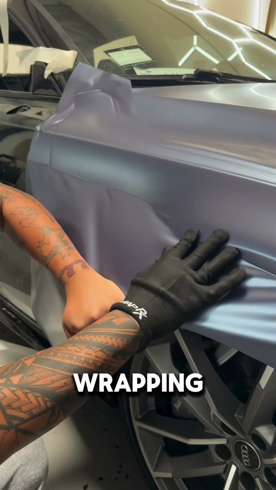 Car wrap color preview on a Porsche 911 GT3 - Aura Vinyl