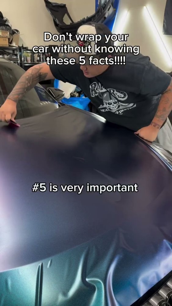 DIY vinyl wrap tips on a Ford Mustang - Aura Vinyl
