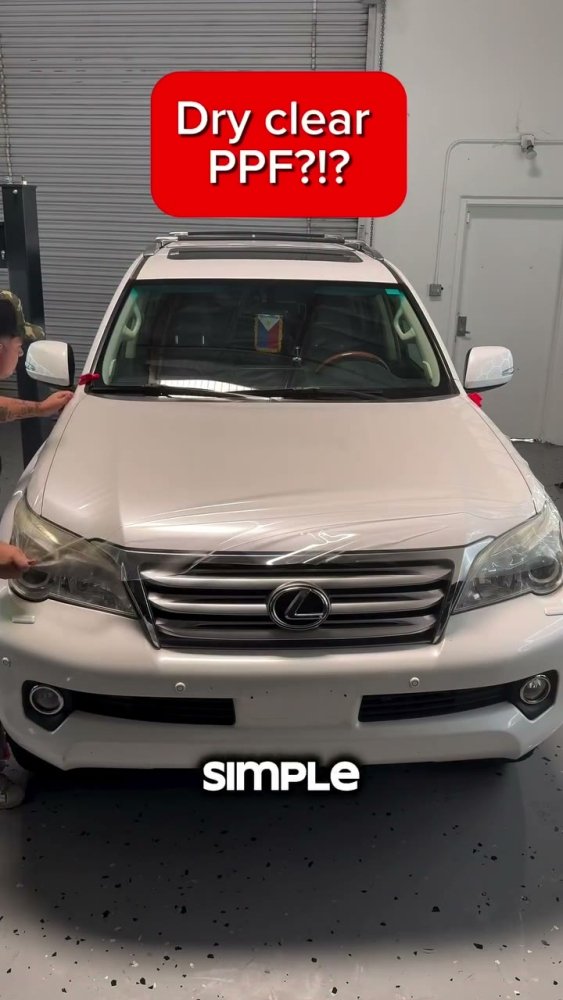 Dry install Clear PPF on a Lexus GX 460 - Aura Vinyl