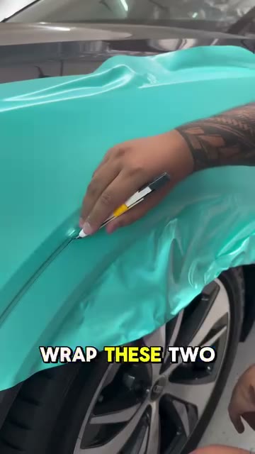 Fender Flare Vinyl Wrap on a 2018-2024 Audi - Aura Vinyl