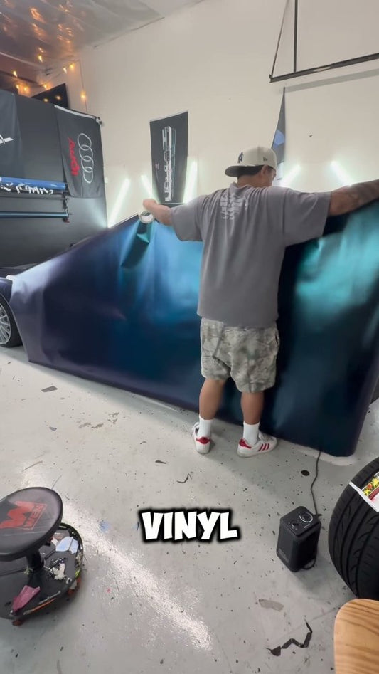 Grey Vinyl Wrap on a 2019-2023 Audi A7 - Aura Vinyl