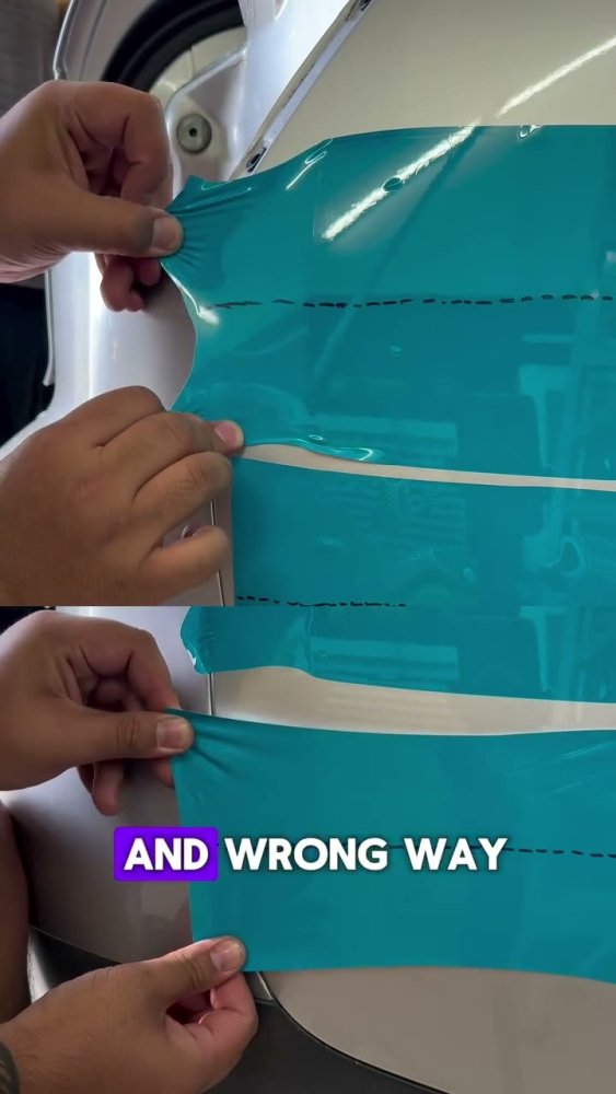 How to stretch vinyl wrap without discoloration - Aura Vinyl