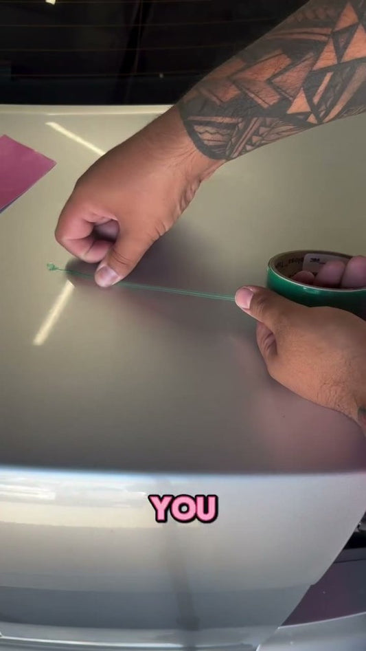 How to use knifeless tape for vinyl wrap seams - Aura Vinyl