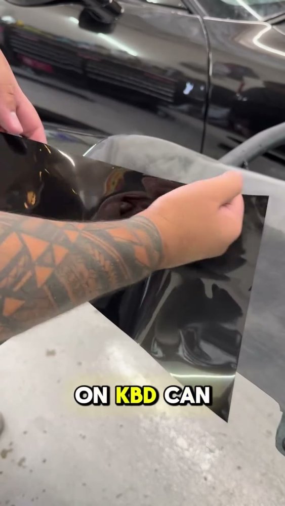 How to wrap a black KBD bumper with vinyl - Aura Vinyl