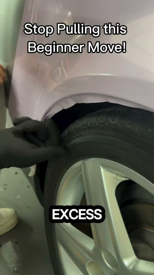 How to wrap wheel wells on a red Audi TT - Aura Vinyl