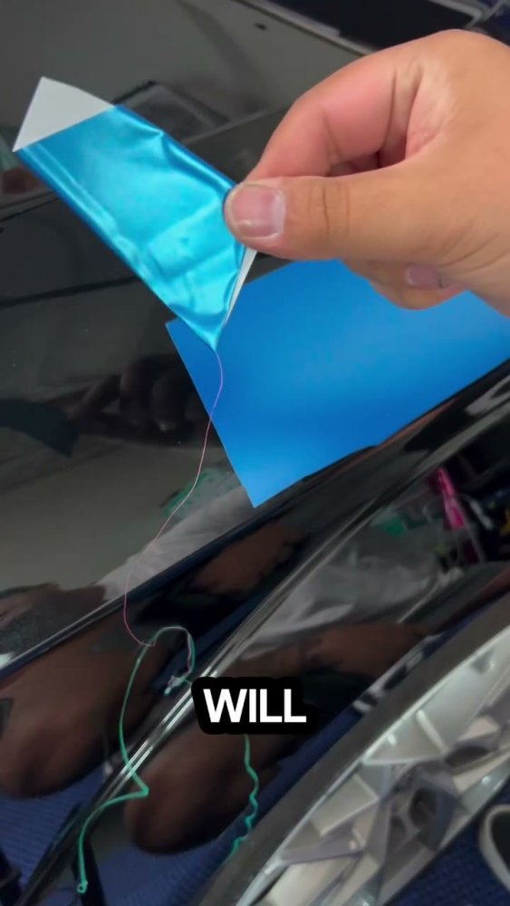 Knifeless tape pull tab trick for vinyl wrap - Aura Vinyl