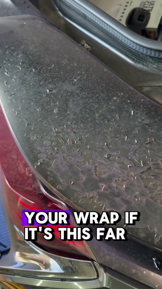 Removing Old Vinyl Wrap From a Porsche 911 - Aura Vinyl