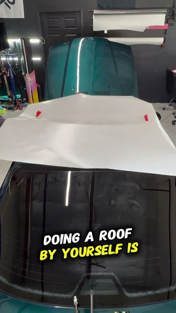 Solo roof wrap tutorial on a 1994-2001 Acura Integra - Aura Vinyl