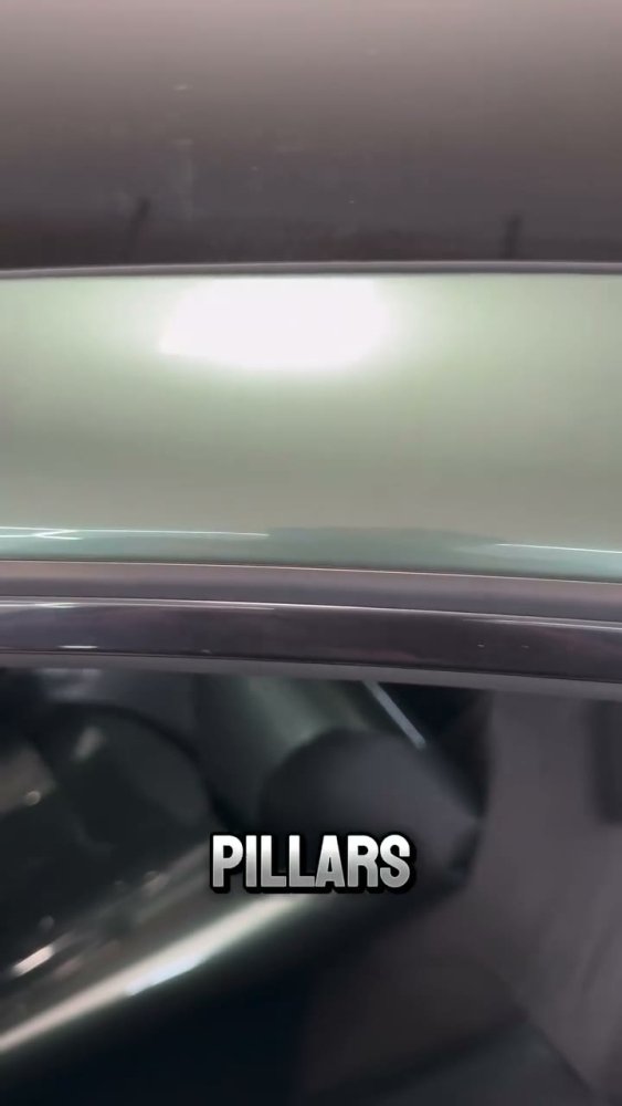 Tucking green vinyl wrap on a Tesla Model 3 - Aura Vinyl