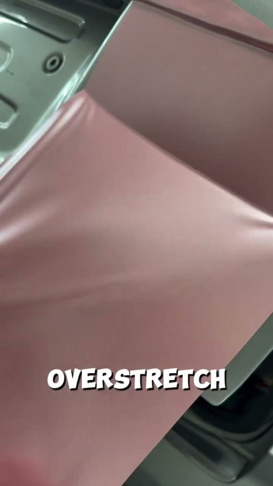 Vinyl wrap edge tucking on a silver car - Aura Vinyl