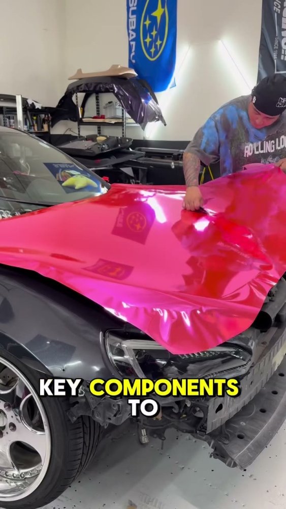 Vinyl Wrap Squeegee Technique on a Subaru BRZ - Aura Vinyl