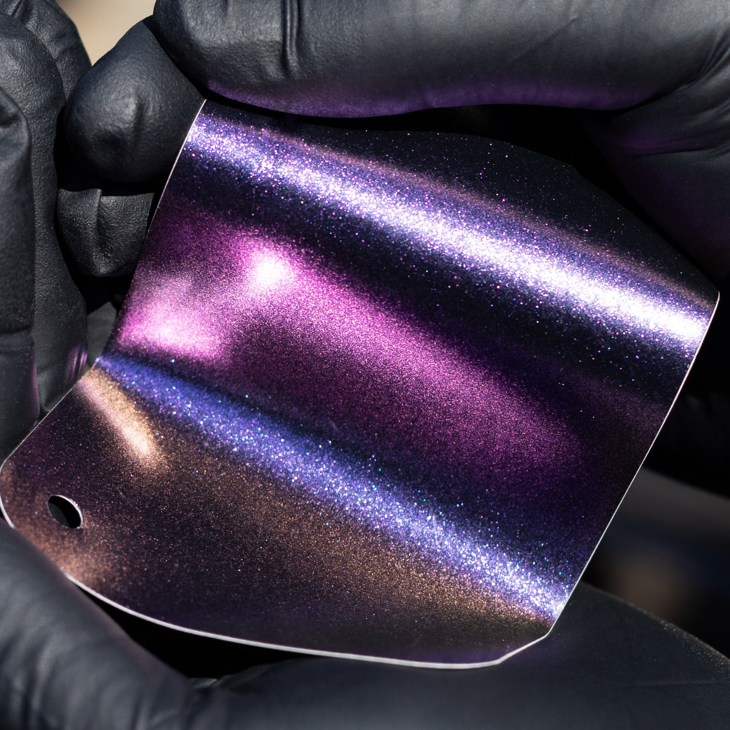 Satin Diamond Nebula Purple Gold