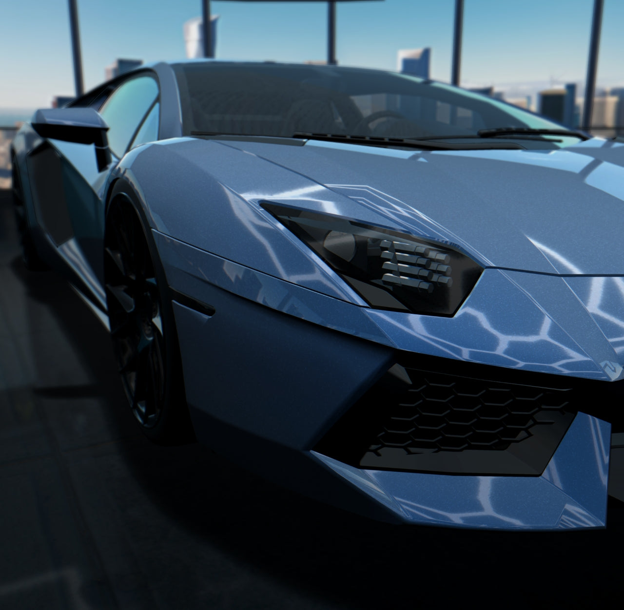 Gloss Cement Blue Shift
