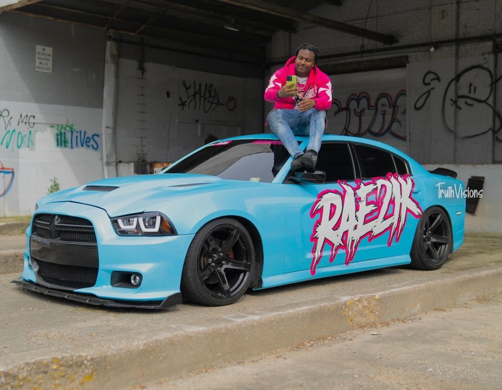 Gloss Coral Sky Blue - Aura Vinyl
