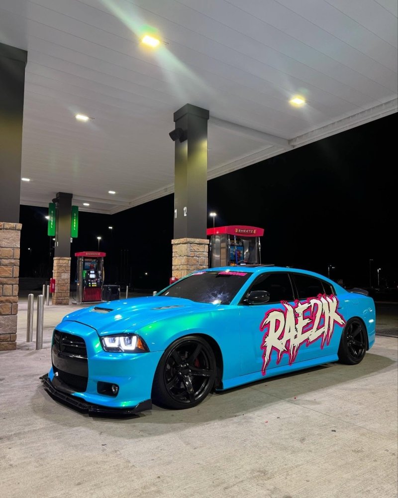 Gloss Coral Sky Blue - Aura Vinyl