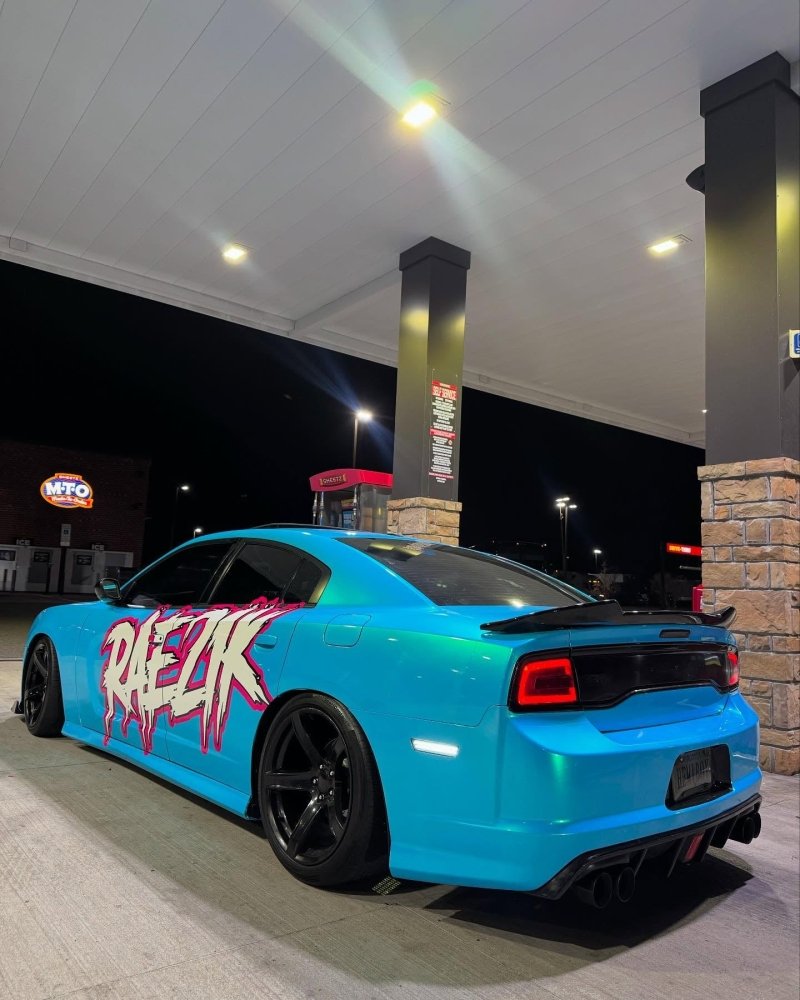 Gloss Coral Sky Blue - Aura Vinyl
