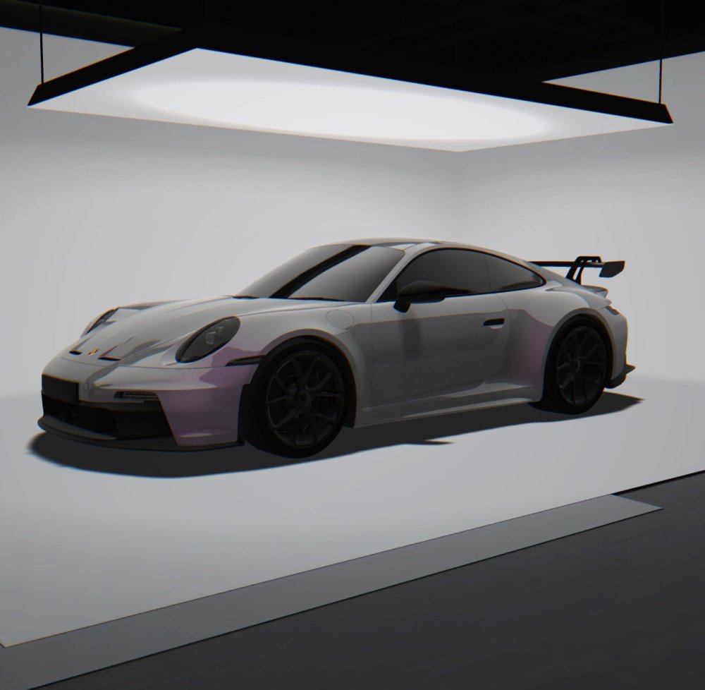 Gloss Dark Grey Red Shift - Aura Vinyl