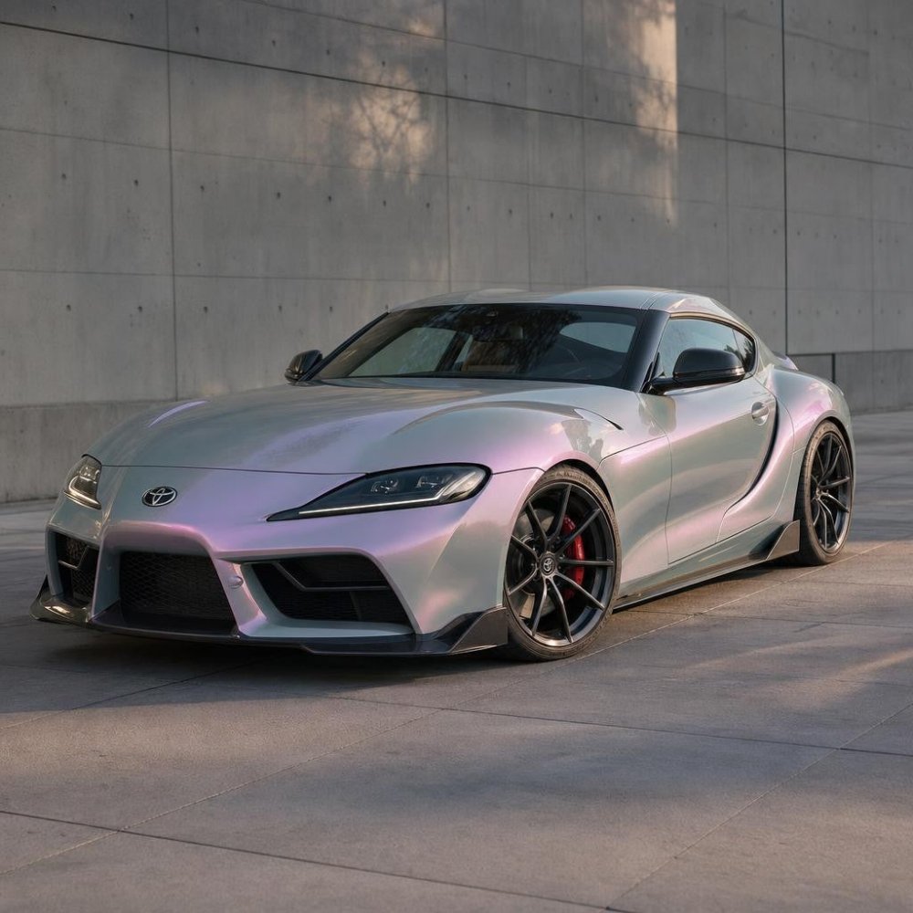 Gloss Dark Grey Red Shift - Aura Vinyl