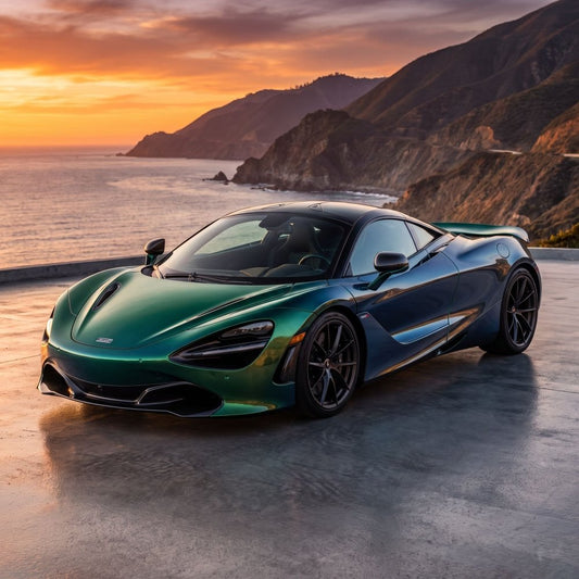 Gloss Diamond Nebula Green Envy - Aura Vinyl