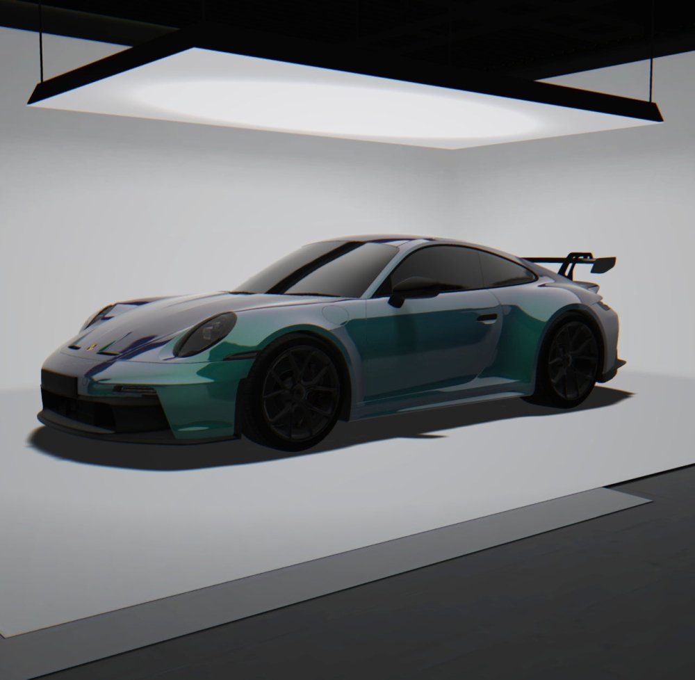 Gloss Diamond Nebula Green Purple - Aura Vinyl