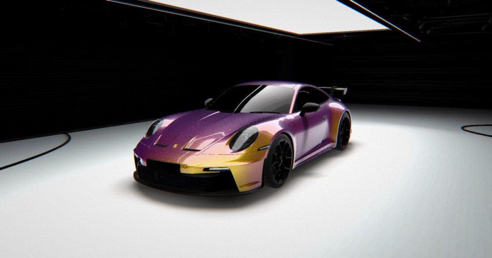 Gloss Diamond Nebula Purple Gold - Aura Vinyl