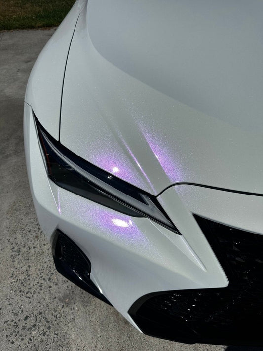 Gloss Diamond White Purple Shift (5x20ft Partial)