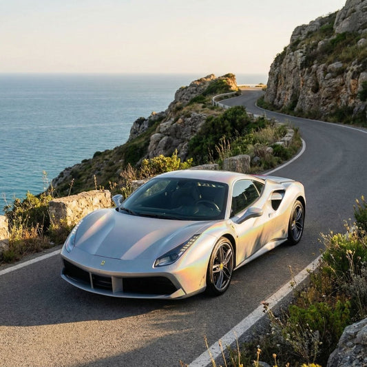 Gloss Iridescent Battleship Grey - Aura Vinyl