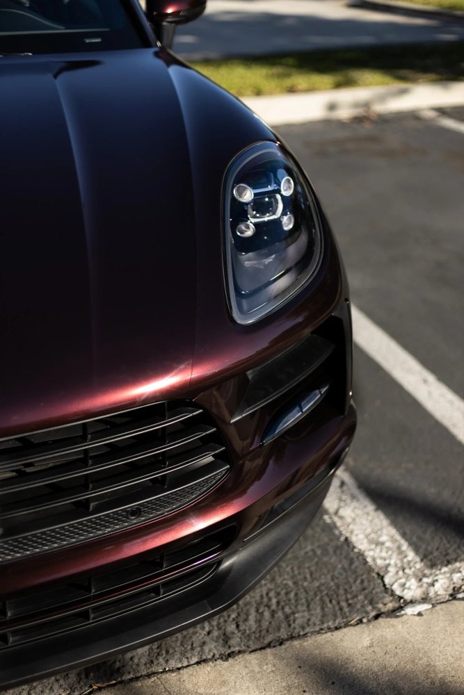 Gloss Paint Metallic Black Rose Burgundy (5x20ft Partial)