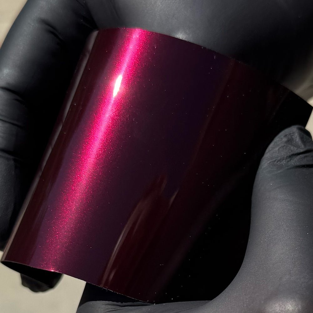 Gloss Paint Metallic Crimson Red - Aura Vinyl