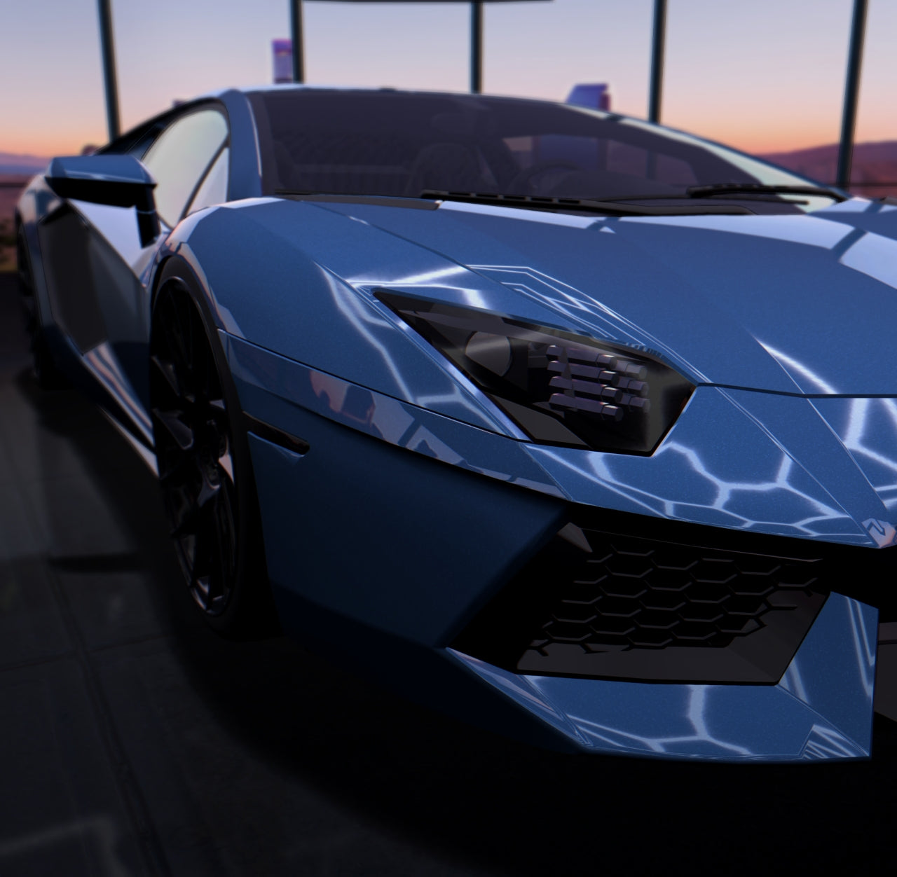 Gloss Paint Metallic Emperor Blue