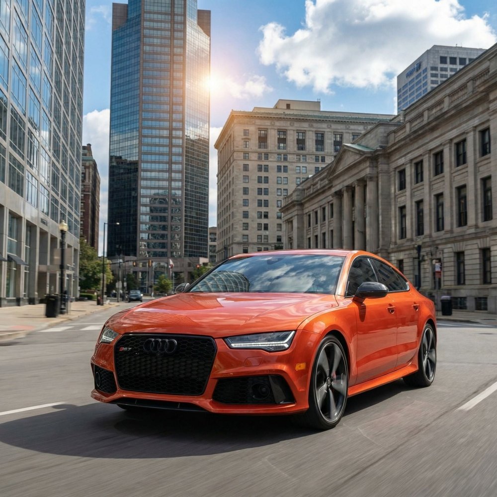 Gloss Paint Metallic Orange - Aura Vinyl