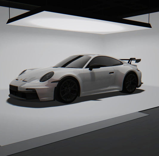 Gloss White Red Shift - Aura Vinyl