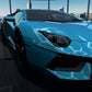 Glossy Metallic Sea Blue