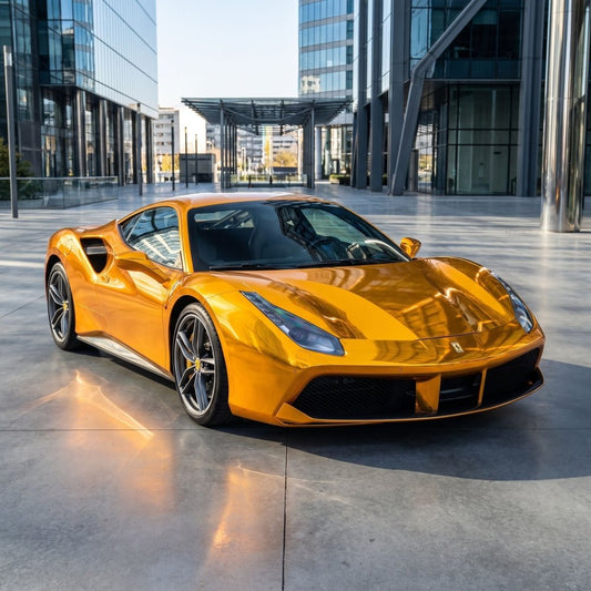 Hyper Gloss Gold Chrome PPF - Aura Vinyl