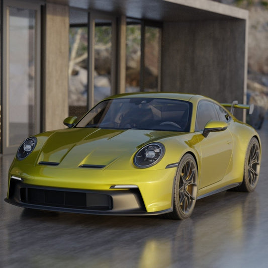 Hyper Gloss Paint Metallic Austin Yellow PPF - Aura Vinyl