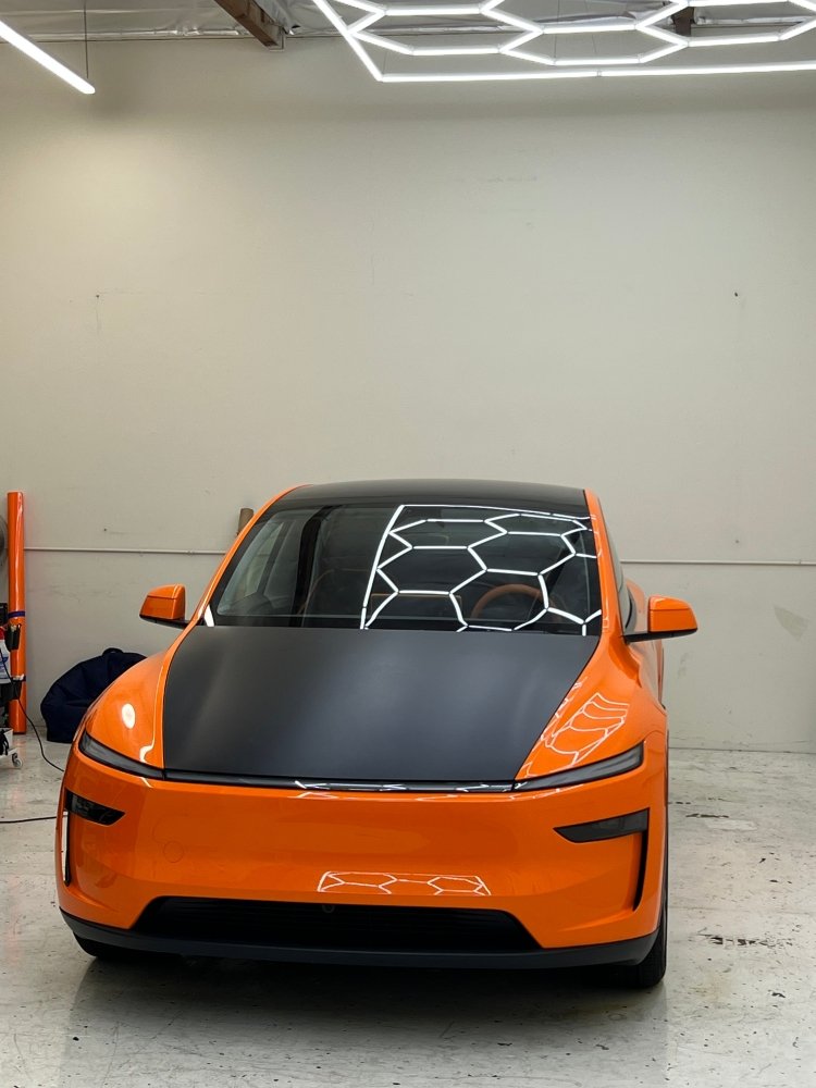 Hyper Gloss Paint Metallic Orange PPF - Aura Vinyl